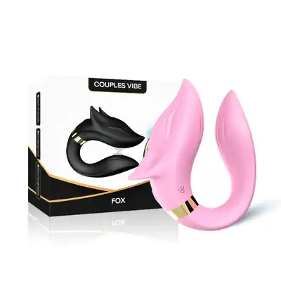 Bseries - Couples Vibe Fox Pink. Wibrator dla par, który podnosi doznania dzięki ergonomicznemu kształtowi i 9 trybom wibracji.