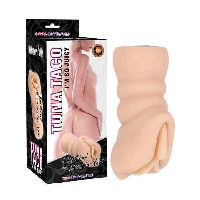 Chisa - T-SKIN ManQ Taco Tuna Juice Vagina - poręczny masturbator w kształcie waginy. Gwarancja przyjemności!