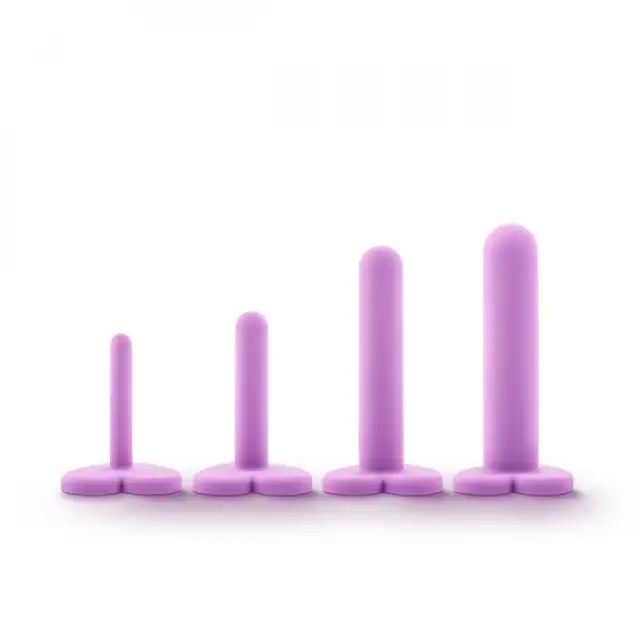 Blush - Wellness Dilator Kit. Zestaw rozszerzaczy pochwy z silikonu platynowego. Komfortowo przygotowują na większy rozmiar. 
