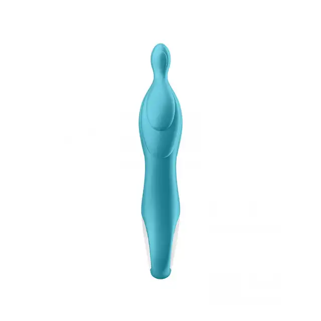 Satisfyer - A-Mazing 2 Turquoise - perfekcyjny wibrator do stymulacji punktu A, żłobienia na trzonie. Mega Sale!
