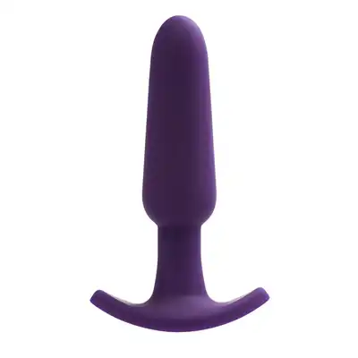 Bump - Deep Purple Anal USB. Plug analny z funkcją pamięci. 10 trybów wibracji, ładowany na USB.