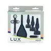 Lux Active - Equip Anal Plug Training Kit. Idealny zestaw do rozpoczęcia przygody z analnymi przygodami. Wszystko czego potrzebujesz w jednym zestawie.