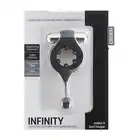 Infinity - Vibrating Cockring - wibrujący ring na penisa z metalową kulką do stymulacji analnej. Mega Sale!