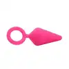 Chisa - SweetBreeze Candy Plug S Pink - różowa wtyczka analna, z poręcznym uchwytem. Zanurz się w przyjemności! 