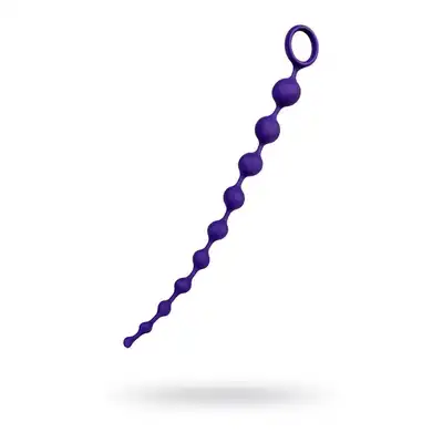 ToDo - Grape Violet Anal Beads - fioletowe koraliki analne. Gładki i przyjemny silikon