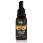 Orgie - Orgasm Drops Vibe Peach 15 ml. Brzoskwiniowy, rozgrzewający żel do łechtaczki. Wzmacnia apetyt na miłość