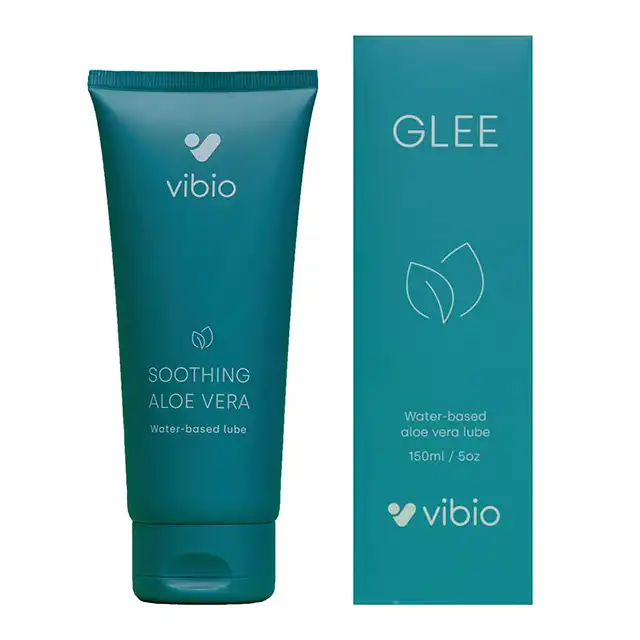 Vibio - Glee Aloe Vera Lubricant. Naturalny, wegański lubrykant na bazie wody. Zadbaj o dodatkowe prawdziwe w odczuciu nawilżenie.