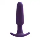 Bump - Deep Purple Anal USB. Plug analny z funkcją pamięci. 10 trybów wibracji, ładowany na USB.