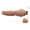Baile - Barbara Soft Skin 19,5 cm. Realistyczny wibrator z miękkiej cyberskóry, świetne tekstury 