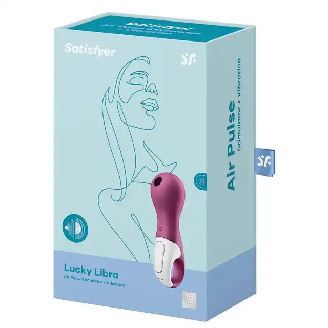 Satisfyer - Lucky Libra Purple - nowoczesny stymulator łechtaczki  z głębokimi wibracjami