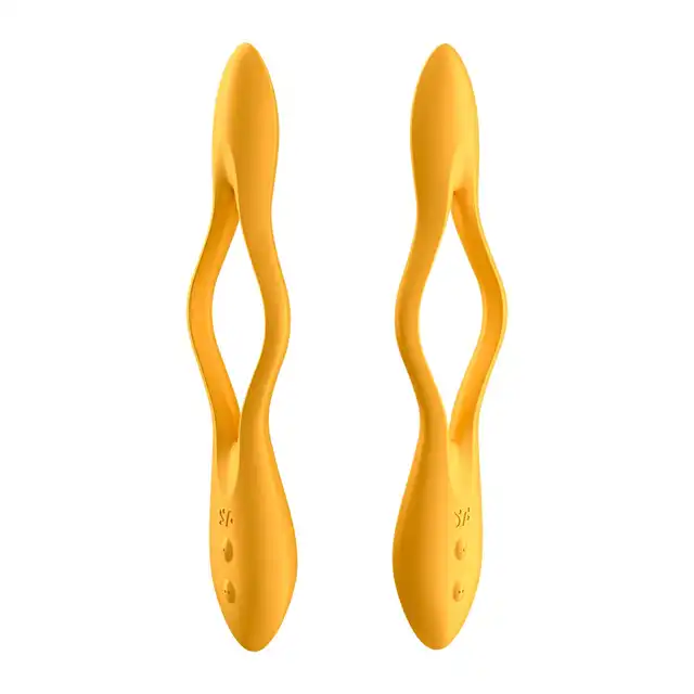 Satisfyer - Elastic Joy Orange - wielofunkcyjny wibrator, zginaj go w każdą stronę!