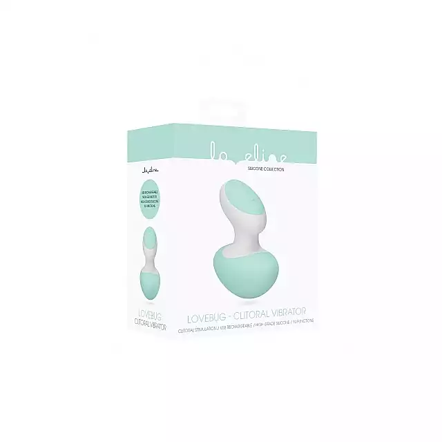 Loveline - Lovebug Groen. Niebywale poręczny, silikonowy masażer ciała i łechtaczki. Mega Sale!