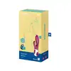 Satisfyer - Heated Affair Berry - podgrzewany wibrator z opcją stymulacji łechtaczki oraz punktu G!