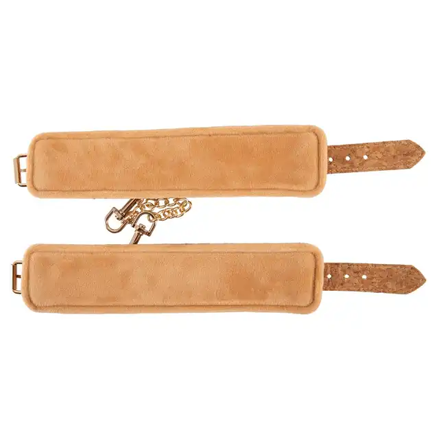 Vegan Fetish - Wrist Cuffs. Wegańskie kajdanki na ręce. Zniewalanie w wegańskim stylu. Idealny prezent do butelki wina.