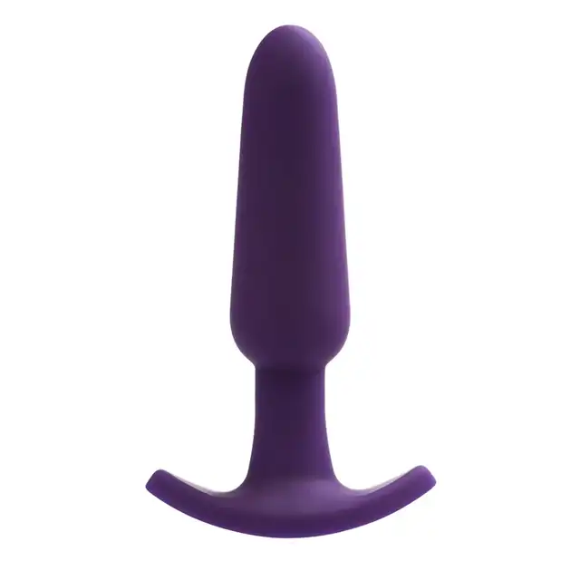Bump - Deep Purple Anal USB. Plug analny z funkcją pamięci. 10 trybów wibracji, ładowany na USB.