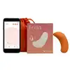 Vibio - Frida Lay-On Vibrator Peach. Luksusowy wibrator na aplikację. Dopasowujący się specjalnie do Twoich miejsc specjalnych.