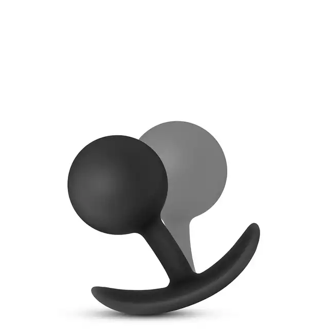Blush - Anal Adventures Vibra Plug. Wibrujący plug analny z okrągłą główką. Dla fanów analnych wyzwań.