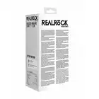 Shots - Realrock 17 cm Vibrating Dildo - Black - czarne, wibrujące dildo o niesamowicie realistycznym wyglądzie. Mega Sale!