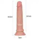 Lovetoy - 7" Nature Cock Flesh. Elastyczne i realistyczne dildo z mocną przyssawką. 