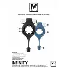 Infinity - Vibrating Cockring - wibrujący ring na penisa z metalową kulką do stymulacji analnej. Mega Sale!