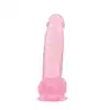 Chisa - Hi-Rubber 7"Dildo Pink. Cudownie miękkie dildo z przyssawką 17,8 cm