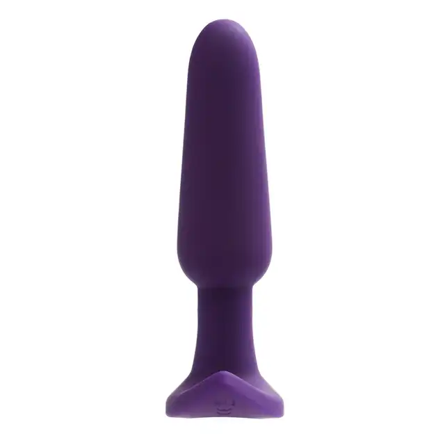 Bump - Deep Purple Anal USB. Plug analny z funkcją pamięci. 10 trybów wibracji, ładowany na USB.