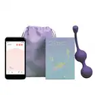 Vibio - Clara Vibrating Kegel Balls Purple. Wibrujące kulki gejszy na aplikację. Idealna zabawka na każdą okazję.