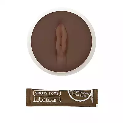 ShotsToys - Dark Easy Rider Vagina. Realistyczny masturbator z koncówką w kształcie waginy. Waginalna przyjemność. Mega Sale!