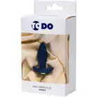 ToDo - Fancy Anal Vibro Plug - wibrujący plug analny w elektryzującym, niebieskim kolorze 