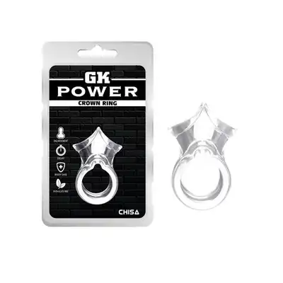 Gk Power - Crown Ring. Przezroczysty ring w kształcie korony. Królewska oryginalność 
