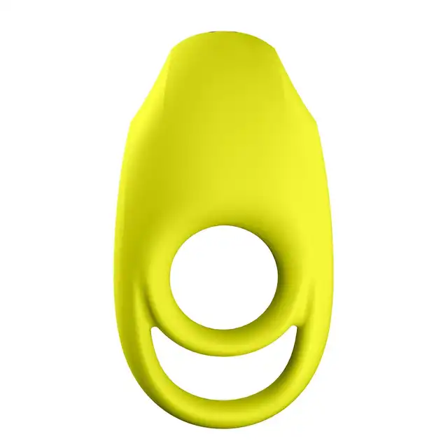 Satisfyer - Spectacular Duo Neon Yellow - innowacyjny, podwójny ring. Stymulacja penisa oraz jąder 