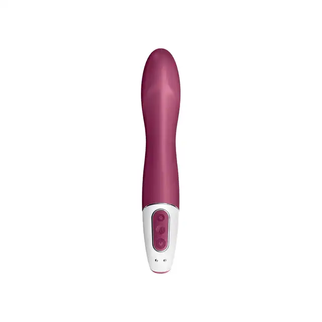 Satisfyer - Big Heat Berry - wibrator z lekko zakrzywionym trzonem. Głęboka stymulacja punktu G!