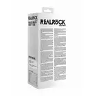 Shots - Realrock 20 cm Vibrating Dildo - Black - wibrujące, czarne dildo. Przyjemność gwarantowana. Mega Sale!