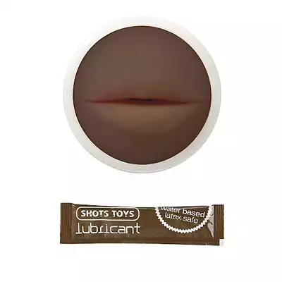 ShotsToys - Dark Easy Rider Mouth. Realistyczny masturbator z koncówką w kształcie ust. Oralna przyjemność. Mega sale! Ostatnia sztuka!