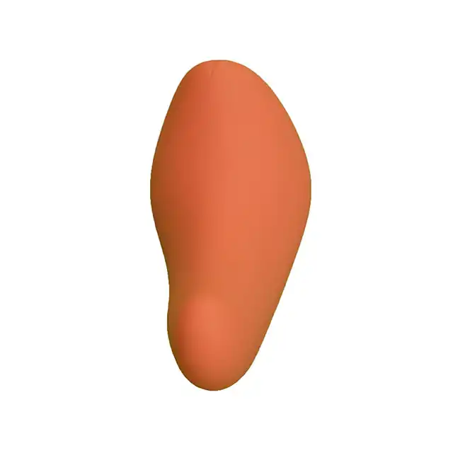 Vibio - Frida Lay-On Vibrator Peach. Luksusowy wibrator na aplikację. Dopasowujący się specjalnie do Twoich miejsc specjalnych.
