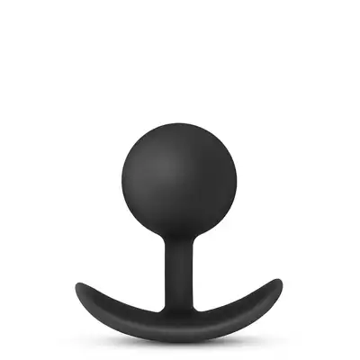 Blush - Anal Adventures Vibra Plug. Wibrujący plug analny z okrągłą główką. Dla fanów analnych wyzwań.