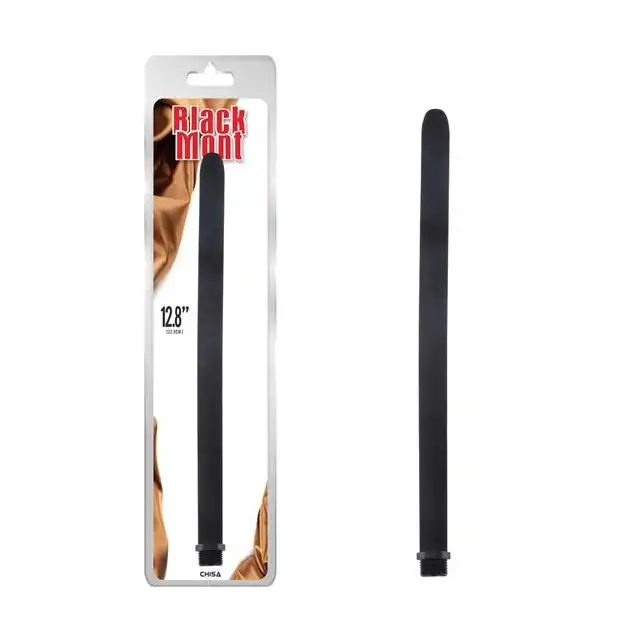 Black Mont - Silicone Douche Tube 12.8" Black - czarna końcówka do lewatywy. Zadbaj o czystość 