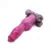 Kiotos Monstar - Dildo Beast 43. Dildo z nietypową przyssawką w stylu wielkiego członka psa. Poczuj w sobie zwierzęcą dzikość