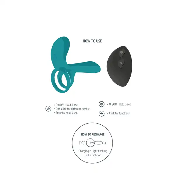 Xocoon - Couples Vibrator Ring USB. Wibrator dla par. Ring na penisa, stymulator łechtaczki i nakładka powiększająca penisa - hit!