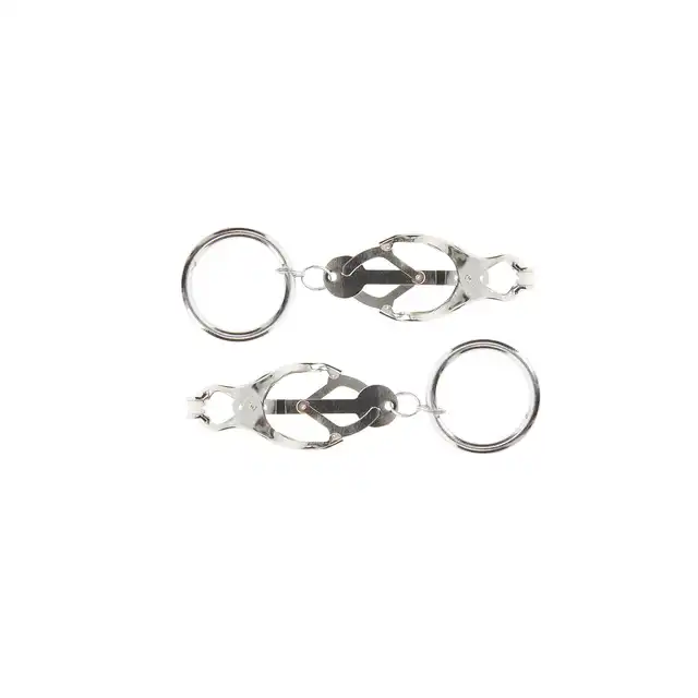 Taboom - Butterfly Clamps with Ring - wyjątkowe zaciski na sutki dla koneserów BDSM 