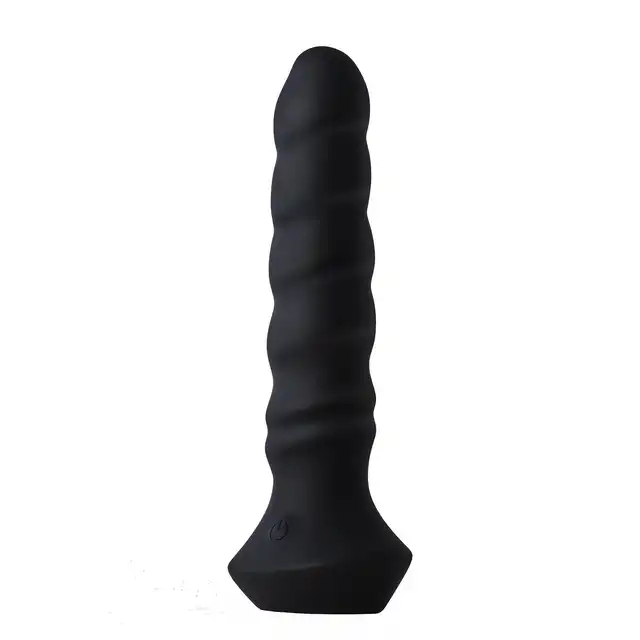 Dark Desires - Regina. Sztywny wibrator analny z obrotowymi kulkami w konstrukcji. Podwójna stymulacja analna zapewnia orgazmy o jakich zawsze marzyłeś