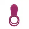 Xocoon - Couples Stimulator Ring USB. Niesamowity wibrujący ring dla par ze stymulatorem wejścia pochwy i łechtaczki 