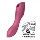 Satisfyer - Curvy Trinity 3. Wibrator łechtaczkowy, ciśnieniowy i punktu G. Wibrator idealny, trzy urządzenia w jednym produkcie