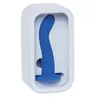 Ylva &amp; Dite - Swan Dark Blue Dildo - niebieskie dildo wykonane z gładkiego silikonu premium