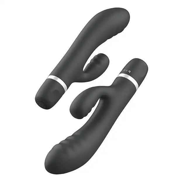 B Swish - BWild Classic Wave Vibrator Black. Klasyczny wibrator z nietypowymi wypustkami w kształcie fal na trzonie dla dodatkowej stymulacji. 