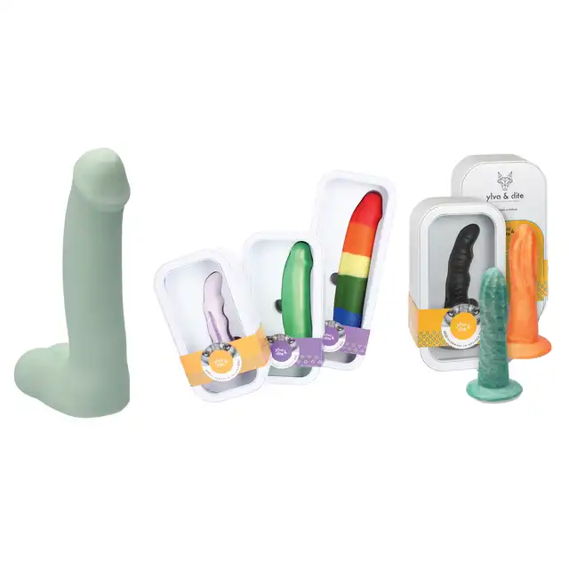 Ylva &amp; Dite - Icarus Sage Dildo - realistyczne dildo wykonane z gładkiego silikonu premium