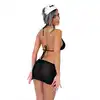 Daring - French Maid Roleplay Set S/M. Kostium francuskiej pokojówki z kuszącymi wycięciami na biodrach