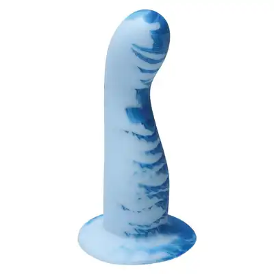 Ylva &amp; Dite - Leda Sky Dildo - dildo w kolorze nieba, wykonane z gładkiego silikonu premium