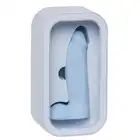 Ylva &amp; Dite - Icarus Sky Grey Dildo - błękitne dildo wykonane z gładkiego silikonu premium
