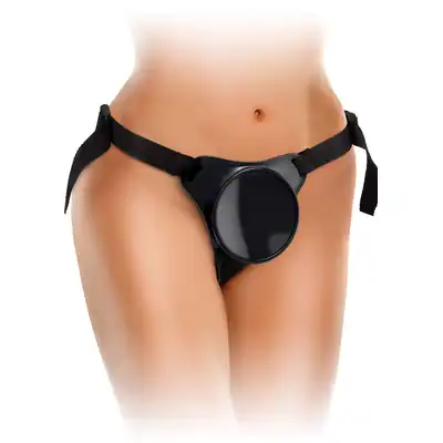 Pipedream - King Cock Elite Beginners Body Dock Harness. Uprząż strap-on z tarczą na dilda i wibratory z przyssawką. Innowacja wśród straponów!